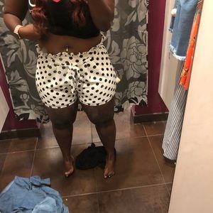 Polka dot shorts